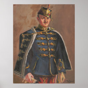 The Hussar – Kulhanek Self-Portrait (1937) Poster