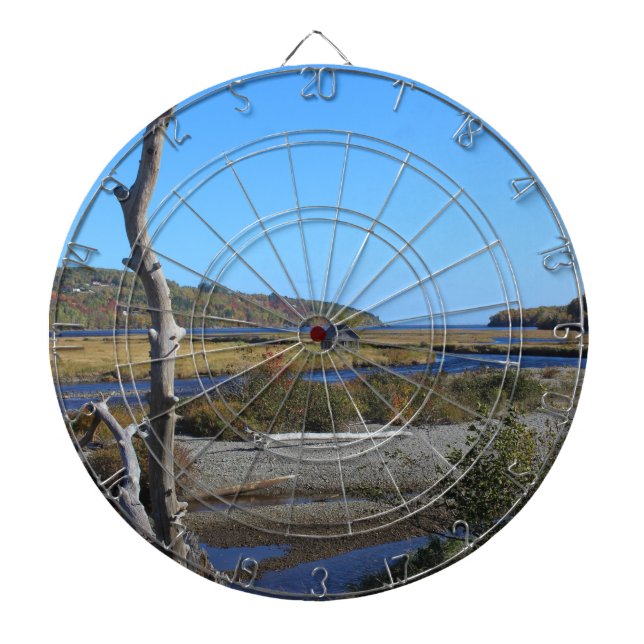 The Hut in Goose Cove Dartboard (Front)