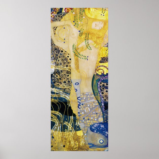 The Hydra, Gustav Klimt Poster (Front)