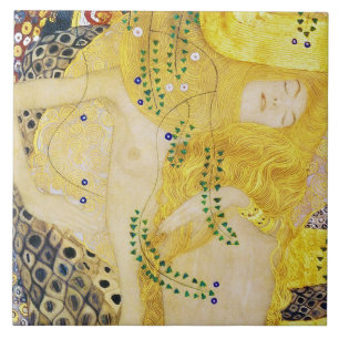 The Hydra, Gustav Klimt Tile