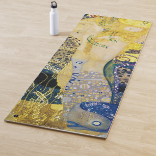 The Hydra, Gustav Klimt Yoga Mat