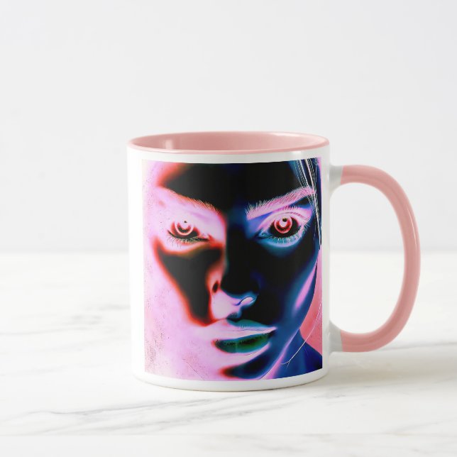 The hypnotic look of an entity from elsewhere mug (Right)