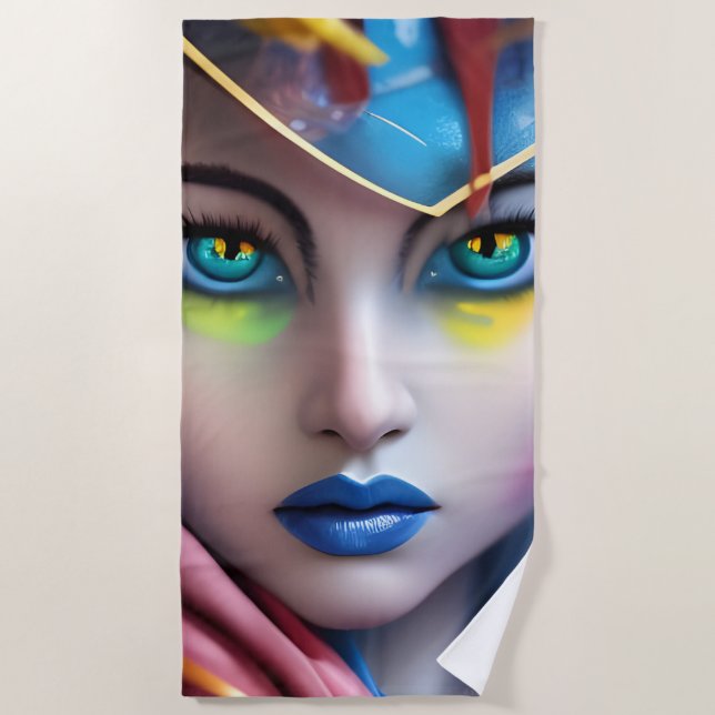 The Hypnotist Beach Towel (Front)