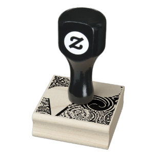 the hypnotizing desing rubber stamp
