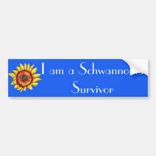 The I am a Schwannoma Survivor bumper sticker