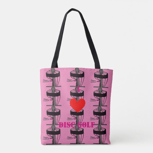 The I ♥ Disc Golf bag (Back)