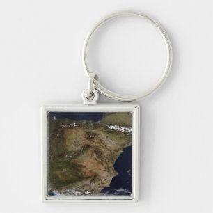 The Iberian Peninsula Keychain
