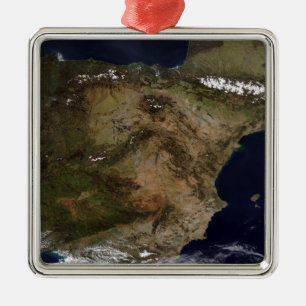 The Iberian Peninsula Metal Ornament
