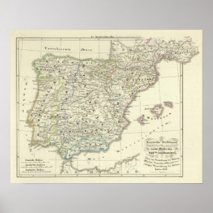 The Iberian Peninsula Poster