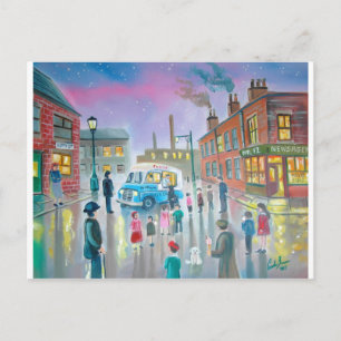 The Ice Cream Van oil painting Postcard