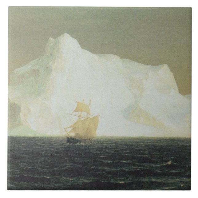 The Iceberg (by Frederic Edwin Church) Tile (Front)