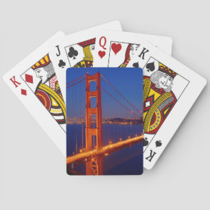 The iconic bridge with San Francisco Playing Cards