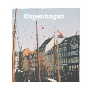 The iconic Nyhavn, Copenhagen, Denmark Notepad