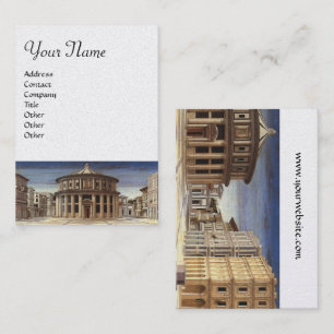 THE IDEAL CITY /RENAISSANCE ARCHITECTURE,ARCHITECT BUSINESS CARD