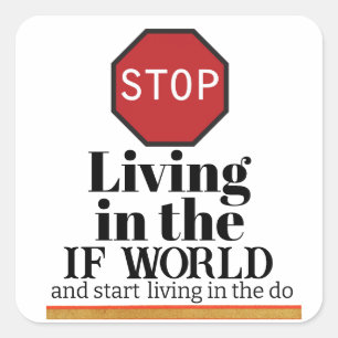 The IF World Sticker