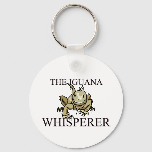 The Iguana Whisperer Keychain (Front)