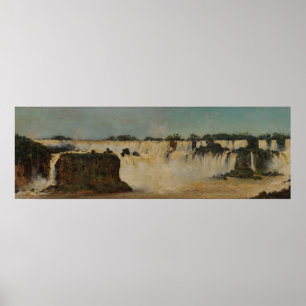The Iguazu Waterfall (1892) Augusto Ballerini  Poster