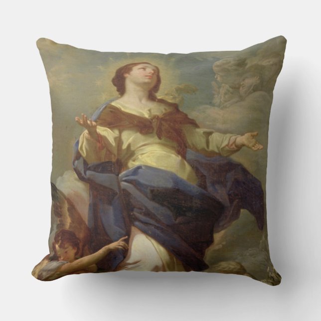 The Immaculate Conception 2 Throw Pillow (Front)