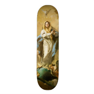 The Immaculate Conception by Giovanni B. Tiepolo Skateboard