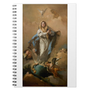 The Immaculate Conception by Giovanni Tiepolo Notebook