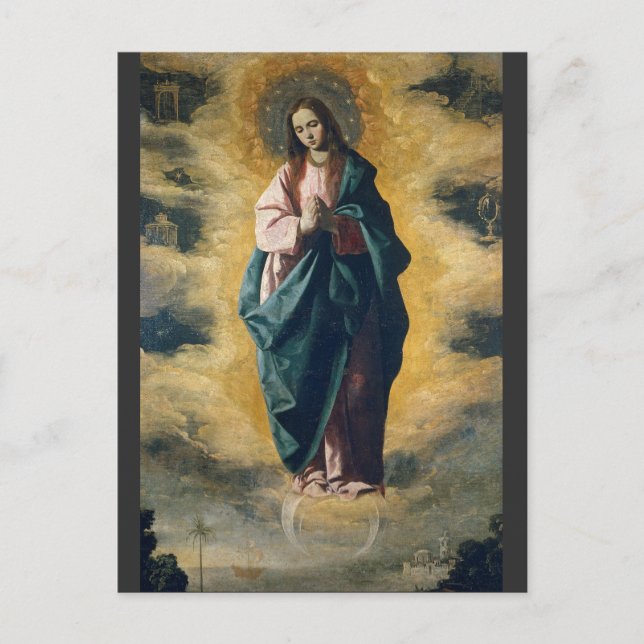 The Immaculate Conception Celestial Radiance Art Postcard (Front)