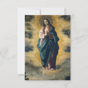 The Immaculate Conception Holy Card Ave Maria