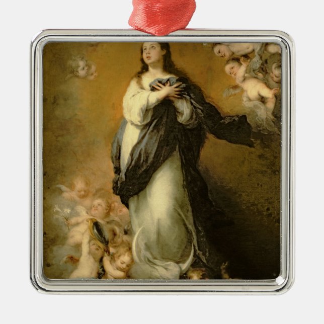 The Immaculate Conception Metal Ornament (Front)