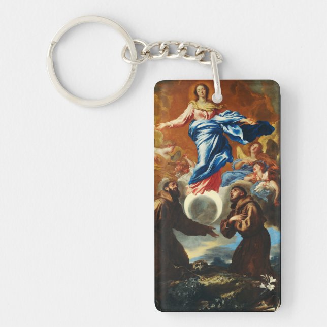 The Immaculate Conception of Virgin Mary Keychain (Front)