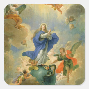 The Immaculate Conception Square Sticker