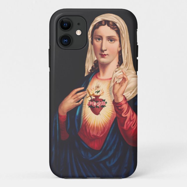 The Immaculate Heart of Mary Case-Mate iPhone Case (Back)
