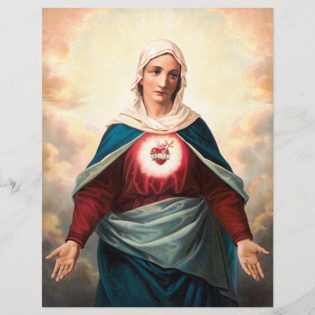The Immaculate Heart of Mary Flyer (Front)