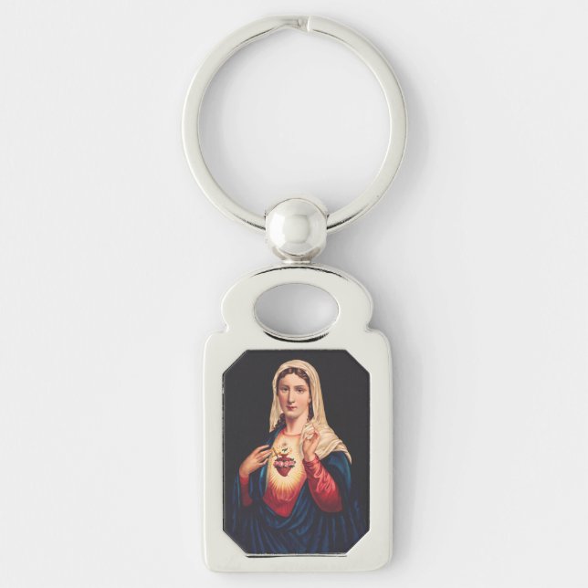 The Immaculate Heart of Mary Keychain (Front)