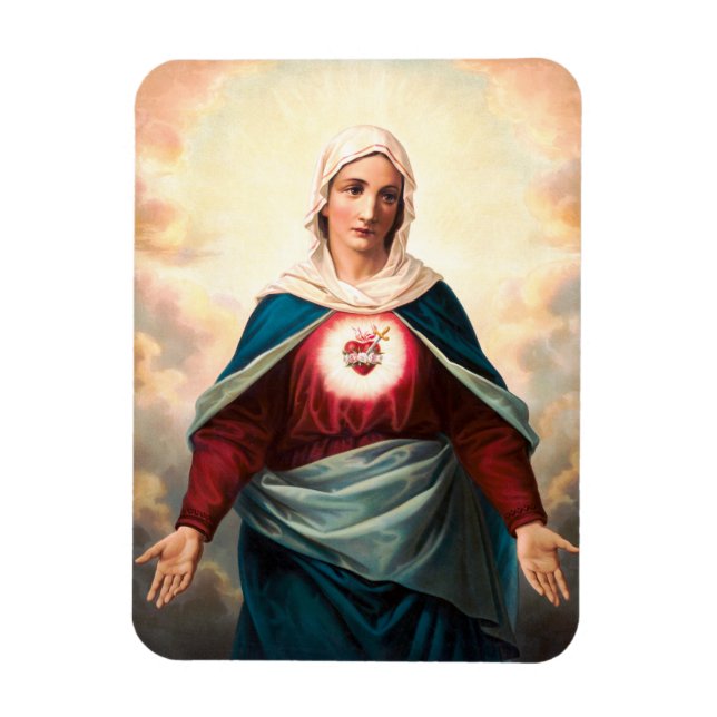 The Immaculate Heart of Mary Magnet (Vertical)