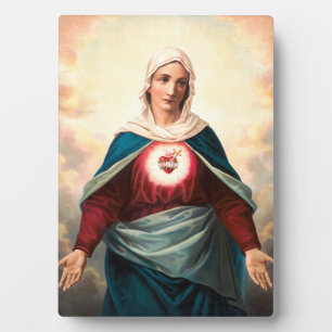 The Immaculate Heart of Mary Plaque