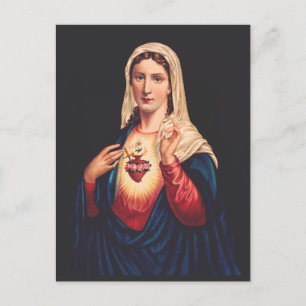 The Immaculate Heart of Mary Postcard