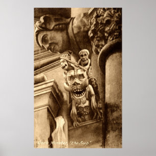 The Imp Gothic Cathedral 1912 Vintage Poster