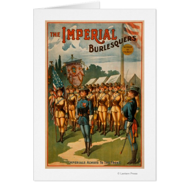 The Imperial Burlesquers Female Soldiers Play (Front)