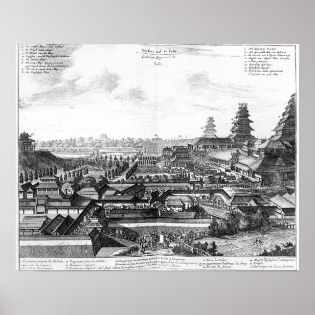 The Imperial Palace in Ido, Japan Poster (Front)