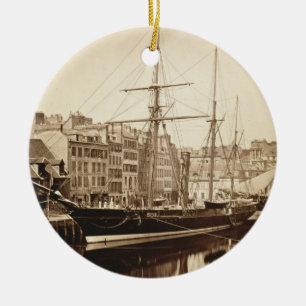 The Imperial Yacht 'La Reine Hortense' at Le Havre Ceramic Ornament