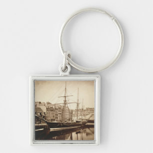 The Imperial Yacht 'La Reine Hortense' at Le Havre Keychain