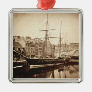 The Imperial Yacht 'La Reine Hortense' at Le Havre Metal Ornament