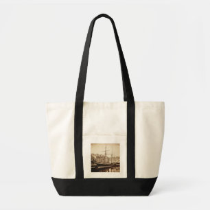 The Imperial Yacht 'La Reine Hortense' at Le Havre Tote Bag