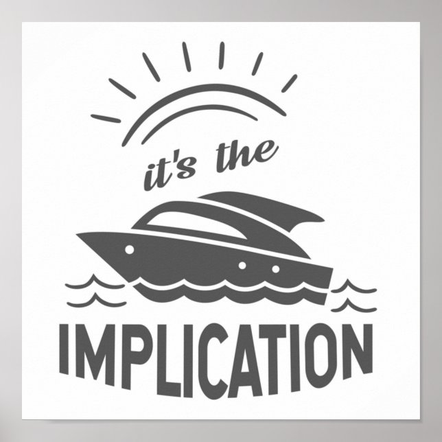 The implication  its always sunny in philadelphia poster (Front)