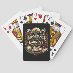 The Importance of Being Earnest Playing Cards