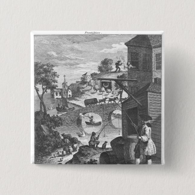 The importance of knowing perspective 2 inch square button (Front)