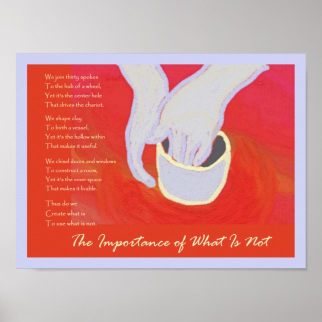The Importance of What is Not Art Print (Front)