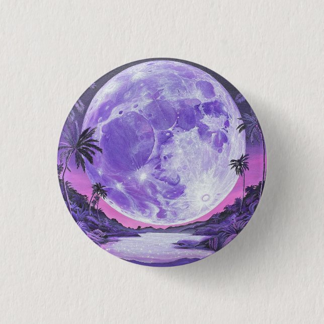 The Impossible Moon- 1 Inch Round Button (Front)