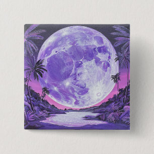"the Impossible Moon"- 2 Inch Square Button