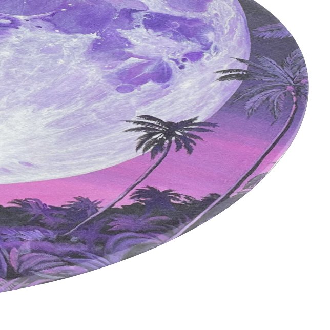 "the Impossible Moon"- Cutting Board (Corner)