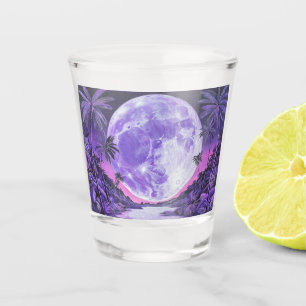 The Impossible Moon-Sticker Shot Glass